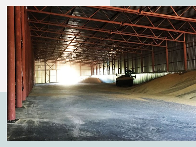 Строительство зернохранилищ в Пыть-яхе