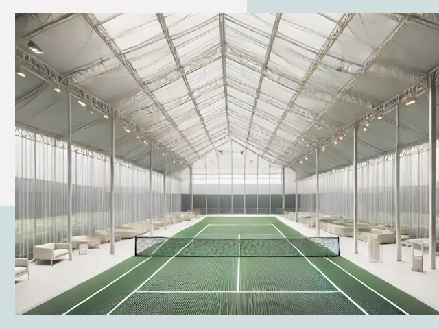 Строительство теннисных кортов в Пыть-яхе