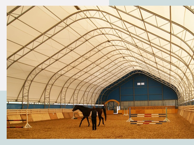 Строительство конных манежей в Пыть-яхе