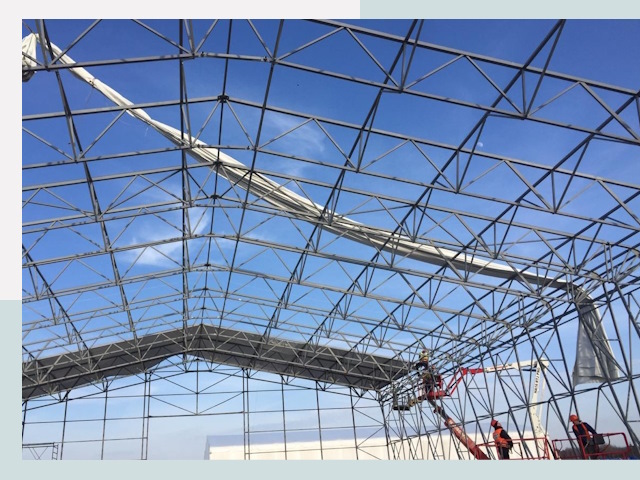 Шатровые ангары от 610 руб. в Пыть-яхе и Тюменской области