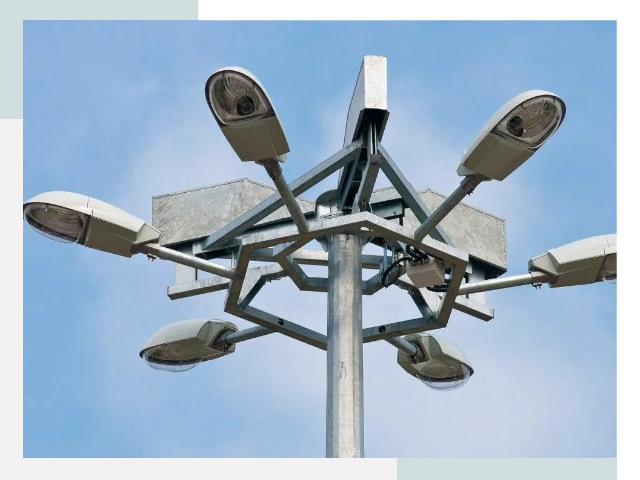 Монтаж осветительных мачт в Пыть-яхе