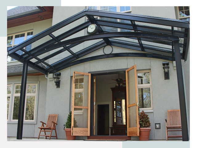 Козырьки металлические в Пыть-яхе