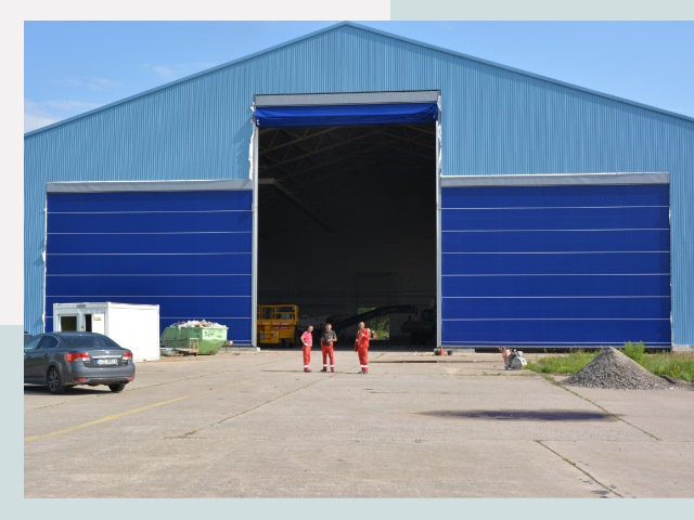 Ангарные ворота в Пыть-Ях от СтальСтрой-Пть по цене 610 руб.