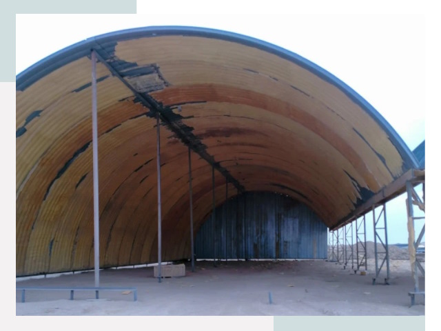 Реконструкция ангаров в Пыть-яхе