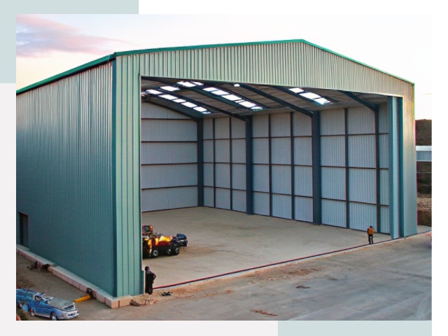 Строительство ангаров в Пыть-яхе