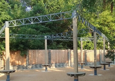 Терраса из металлоконструкций под ключ, проектирование, изготовление и монтаж от СтальСтрой-Пть